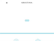 Tablet Screenshot of kristina.com.au